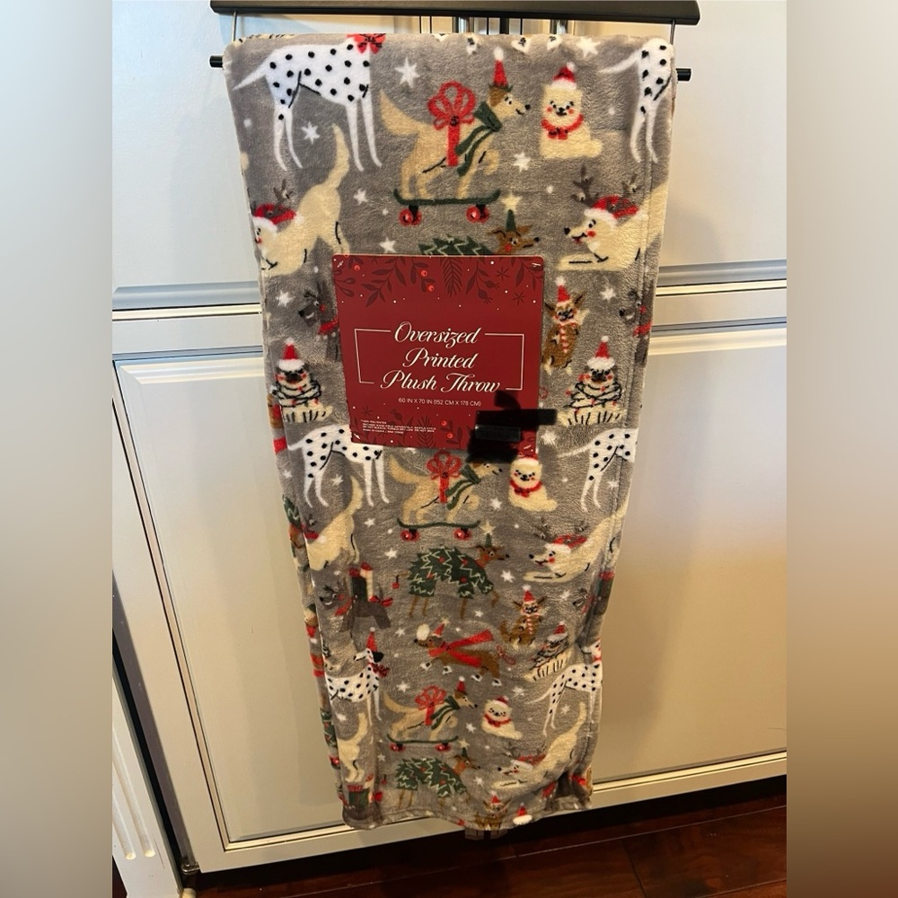 Christmas Dog Blanket/Throw